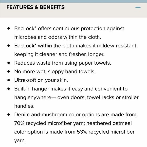 Norwex Chenille Snowflake Limited Edition Towel NWOT - Picture 7 of 12